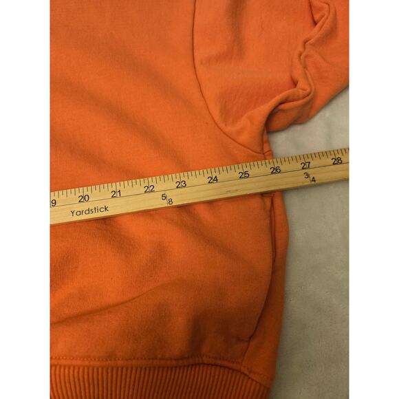 The North Face Women's Logo Play Hoodie Cropped Orange Never Stop Exploring XL - Picture 7 of 8